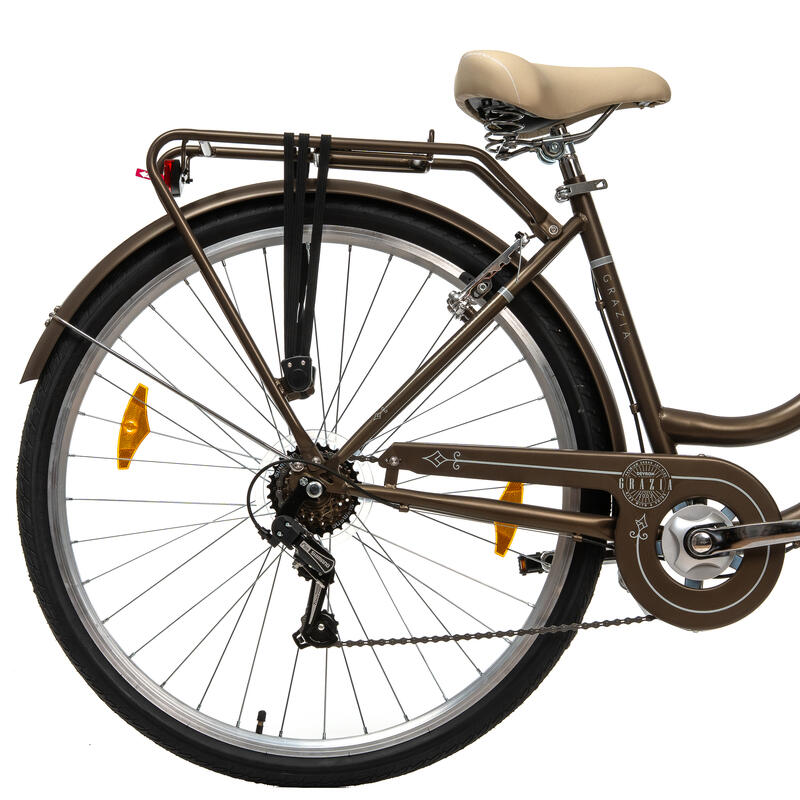 Bicicleta Oras Devron Grazia 6s Retro, L, Maro Reambalat