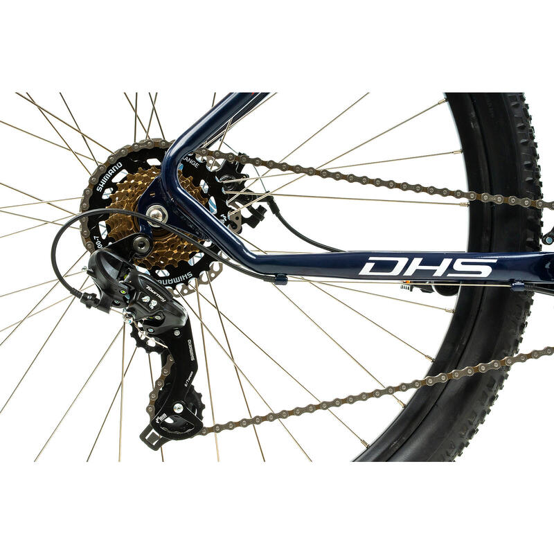 Bicicleta Mtb Dhs 2905 - 29 inch, M, Indigo/Rosu