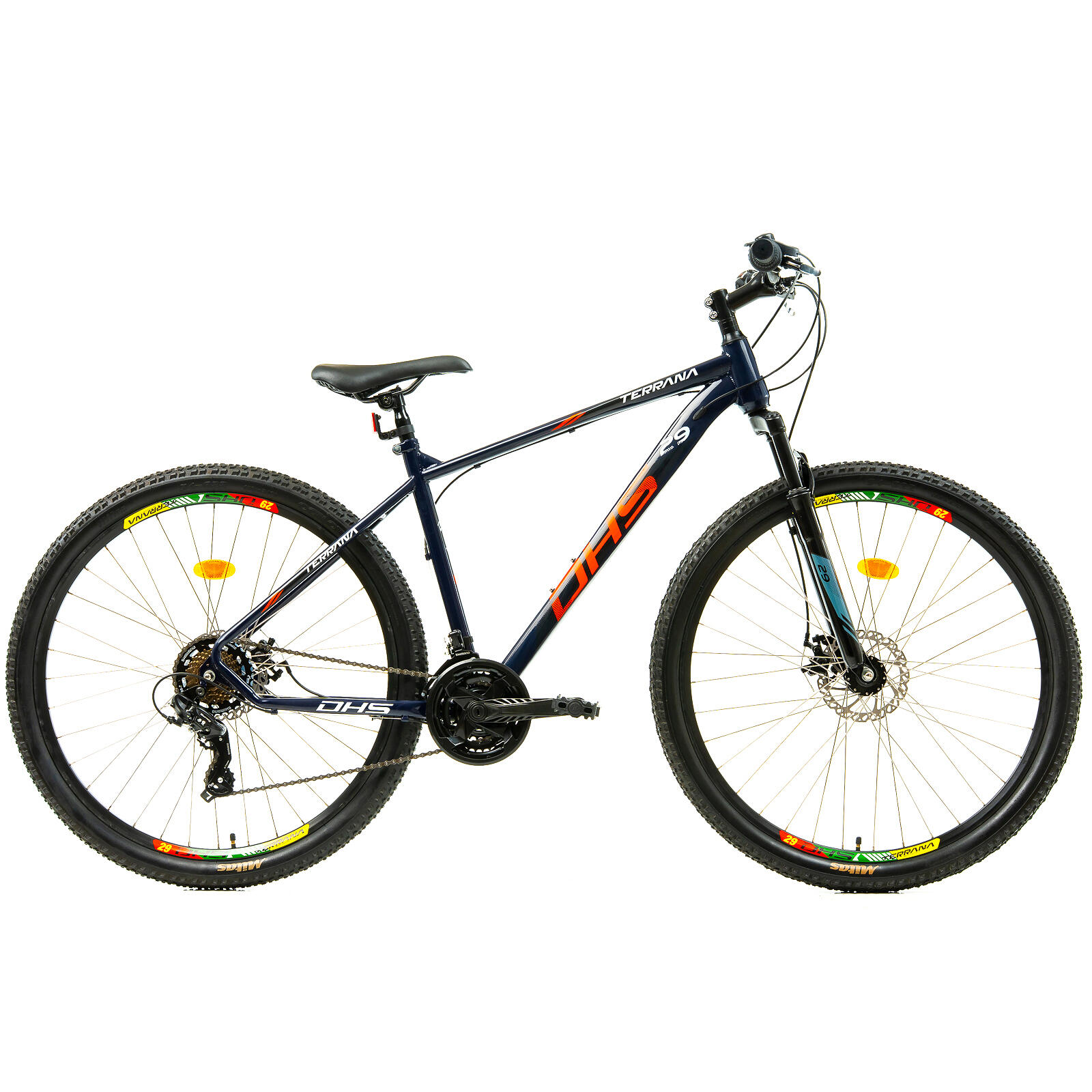 Bicicleta Mtb Dhs 2905 - 29 inch, M, Indigo/Rosu
