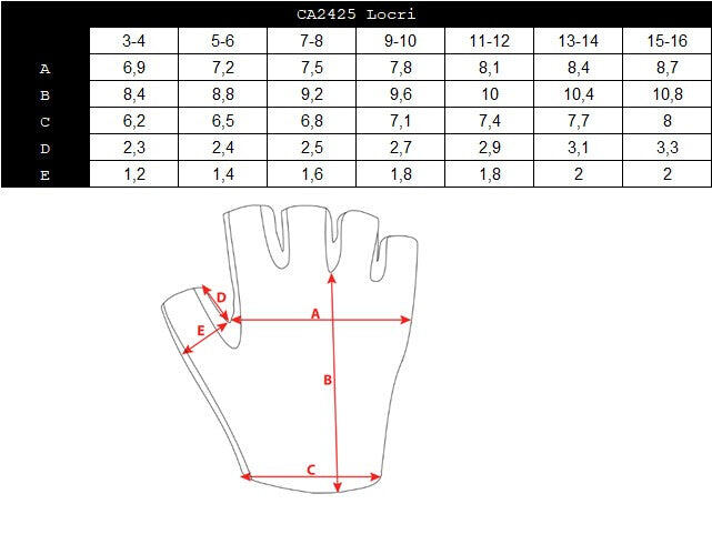 Gants de cyclisme pour enfants CA2425 Locri 3/3