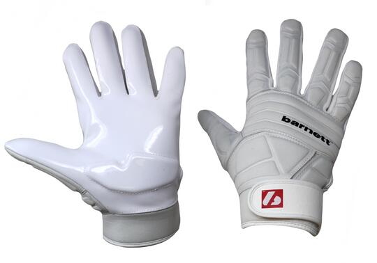 BARNETT  Pro Linemen American Football Handschuhe, OL,DL, Weiß FLG-03