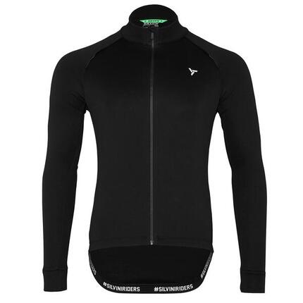 Maillot vélo route thermique manches longues homme Leverono MD2207
