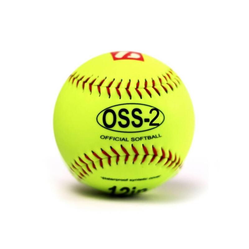  iniciační softbalový míček 12'', žlutý, 2 kusy OSS-2