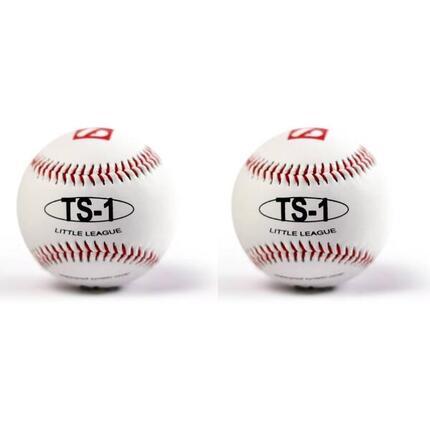 Practice baseballs size 9",White, 2 pièces TS-1