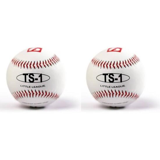Practice baseballs size 9",White, 2 pièces TS-1