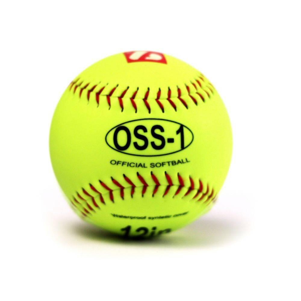 trainingssoftbalbal, 12'', geel, 2 stuks OSS-1 2/4