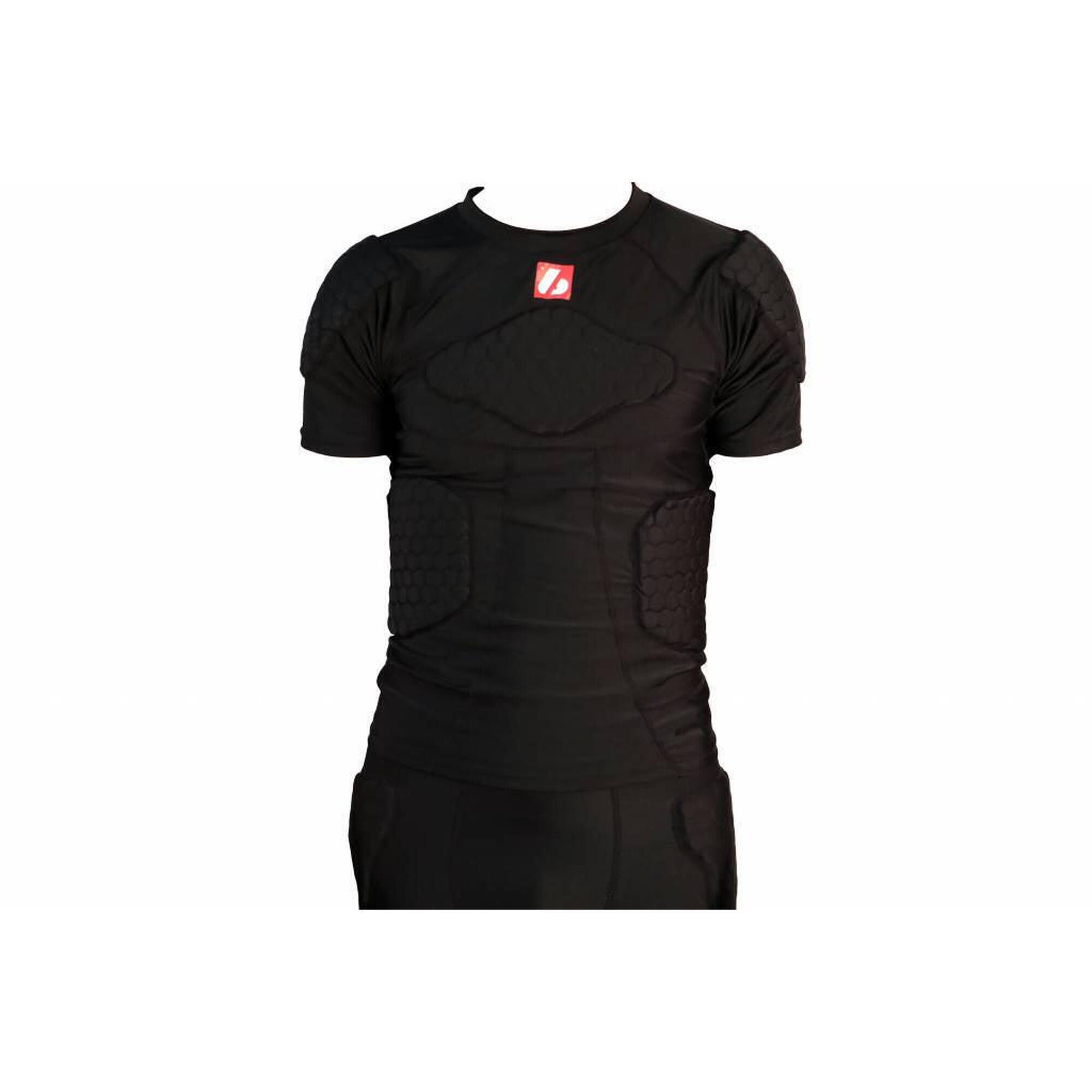 Barnett - T-shirt Manches Courtes De Compression, Football Américain Fs-09 - Maillot Manches Courtes - Noir - 48 Xl - Decathlon