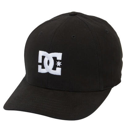 Deckel DC Shoes Cap Star Stretch Fit Hat, Schwarz, Unisex