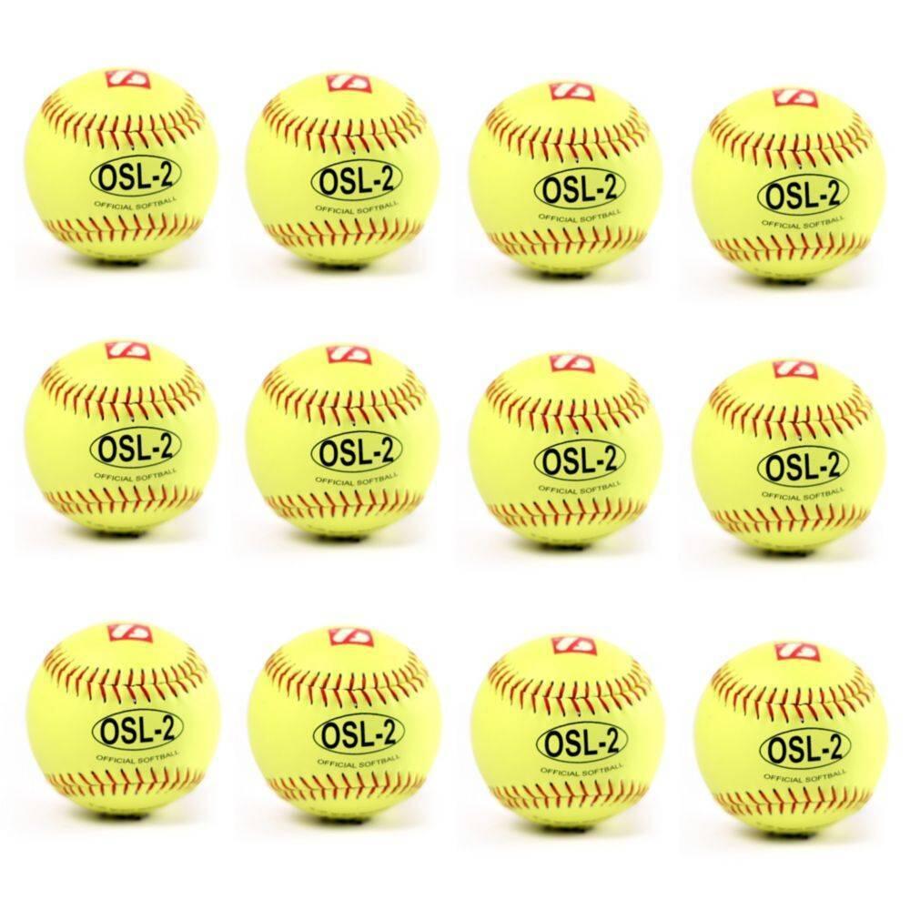 BARNETT  Softball-Wettkampfball, 12'', gelb 1 Dutzend OSL-2