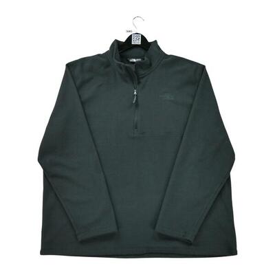 Tweedehands - heren tnf zwarte fleece pullover - als nieuw
