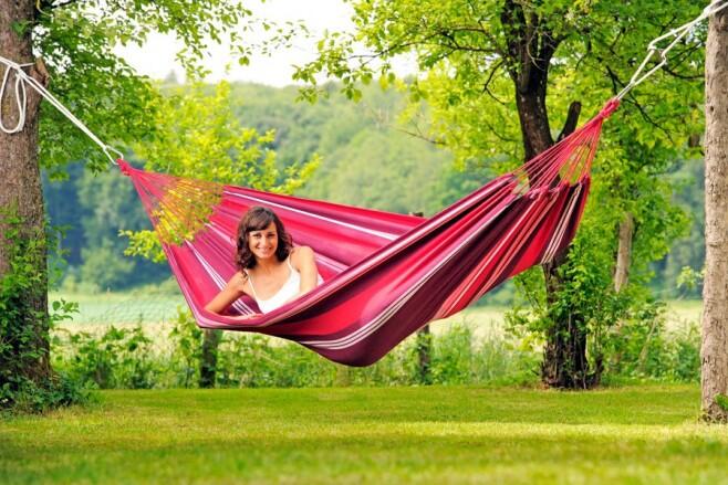 Salsa XL Travel Hangmat Doek Weerbestendig Single Tuin Camping 150kg 3/5