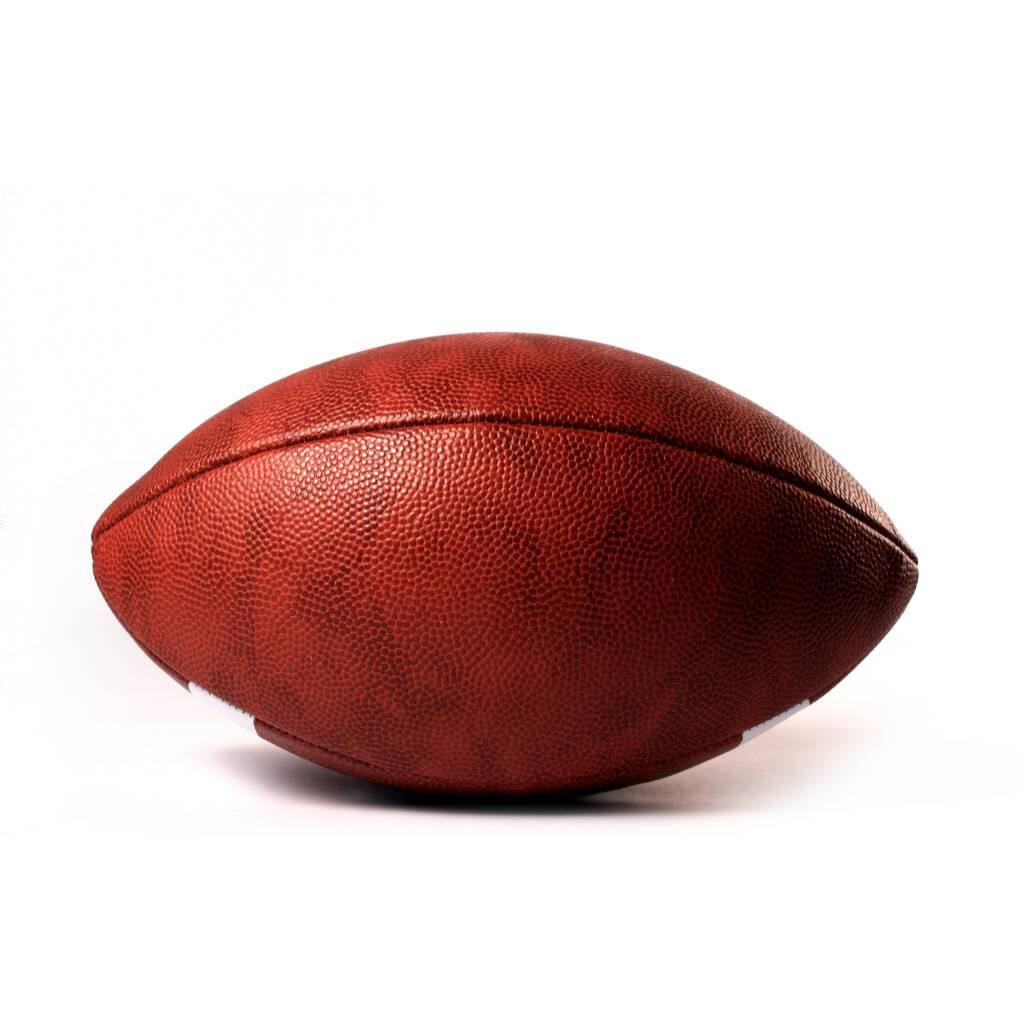 Ballon de football américain match, polyuréthane, marron AGL-1 Senior 3/5
