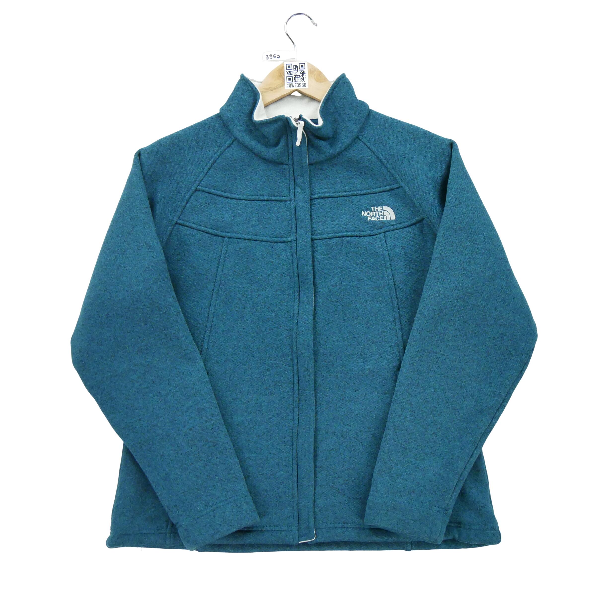 THE NORTH FACE Segunda Vida - Casaco de lã azul TNF para mulher - Como novo