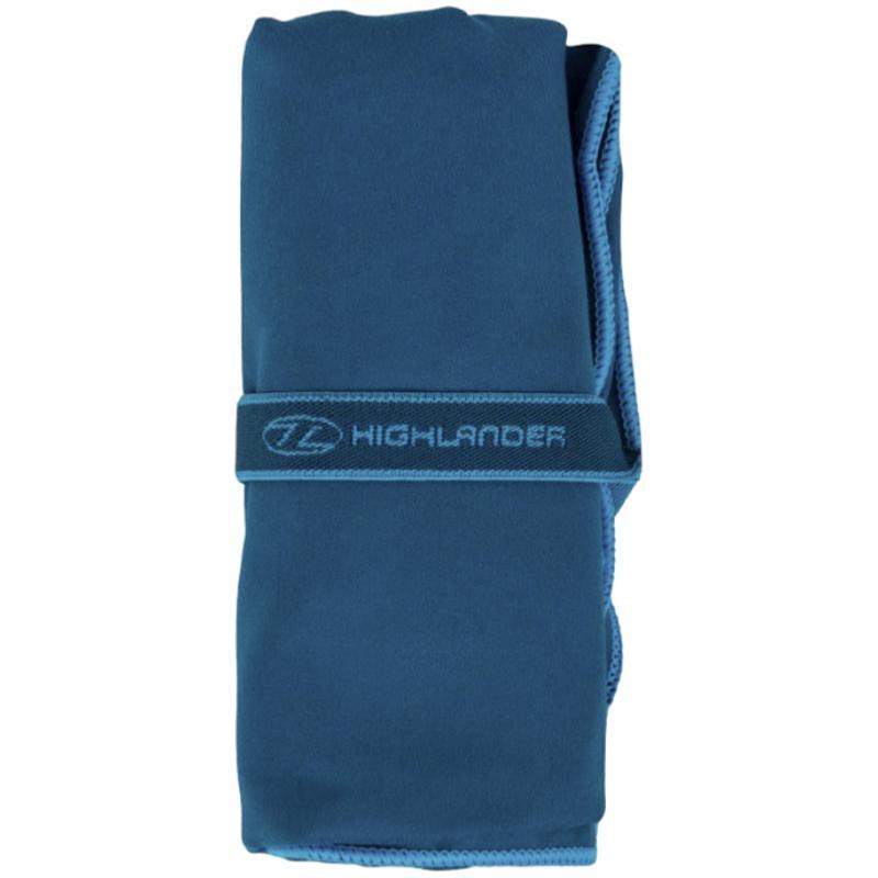 Highlander Medium Fibresoft Towel - Navy 1/4