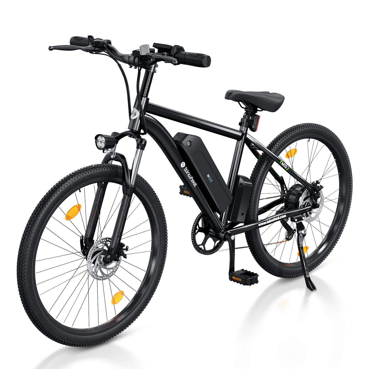 Bicicleta elétrica Isinwheel M10 para adulto, 250 W, 36 V, bateria de 10,4 Ah