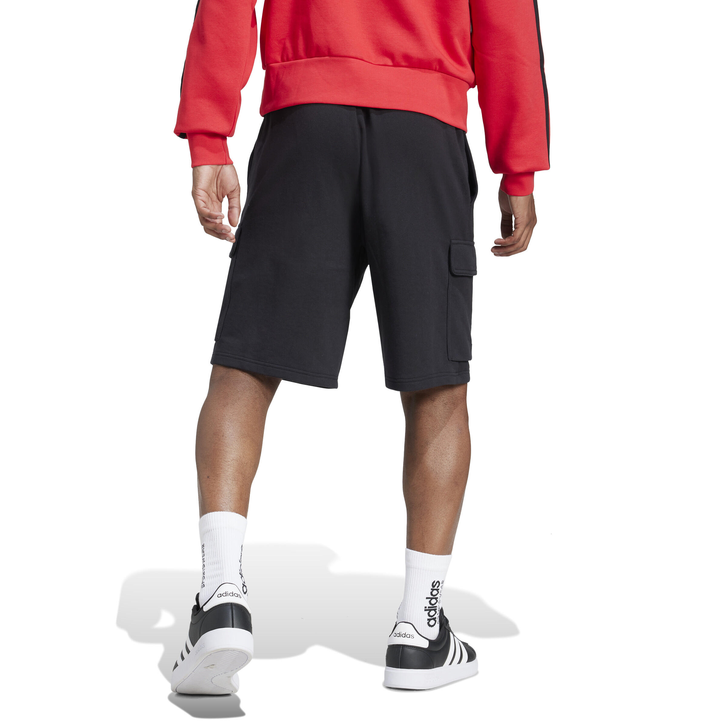 Pantaloncino uomo adidas performance essentials cargo - nero 2/5