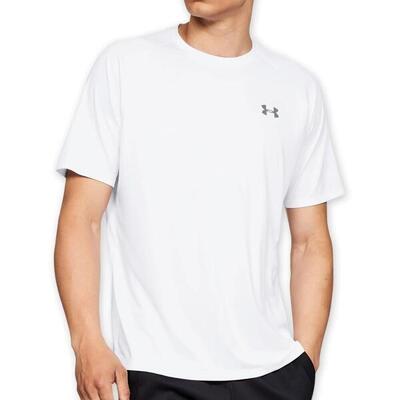 Heren-t-shirt met korte mouwen under armour tech 2.0 wit