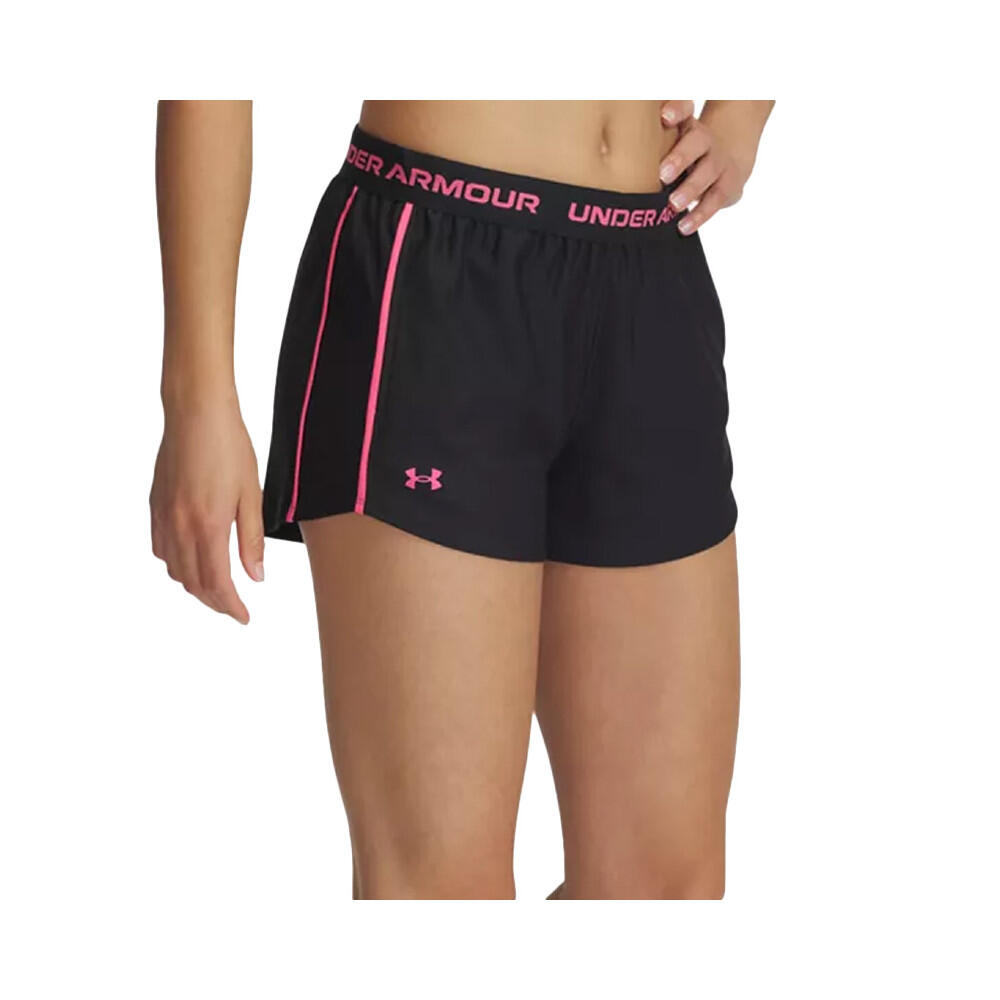 Under Armour - Short Femme Under Armour Tech Play Up - Short - Marron|vert - 40 M - Decathlon