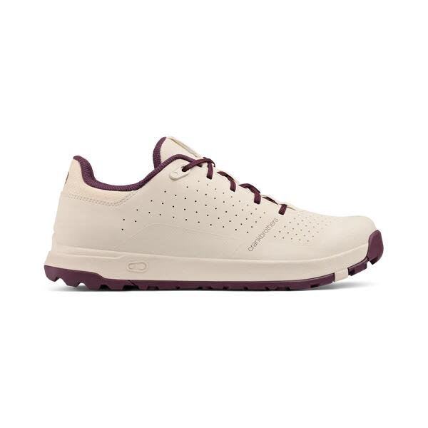 Crank Brothers Shoes Mallet Trail Lace White/Purple Clipless SPD