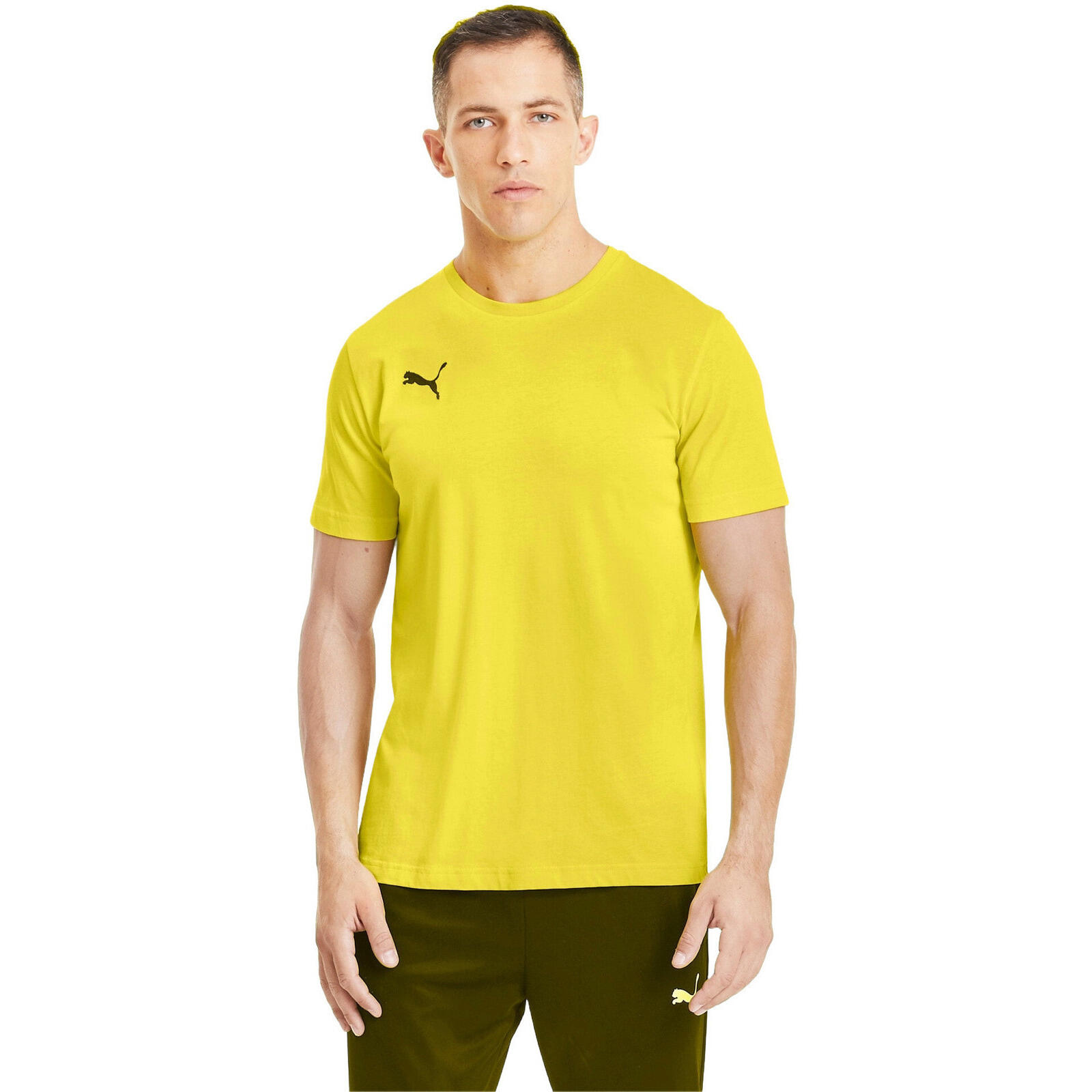 T-shirt Puma Teamgoal 23 Casuals 2-pack, Jaune, Hommes 3/5
