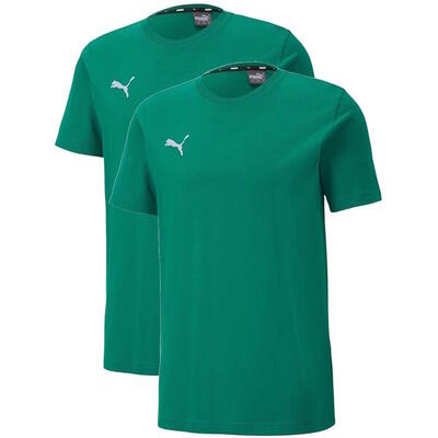 T-shirt puma teamgoal 23 casuals 2-pack. groen. mannen
