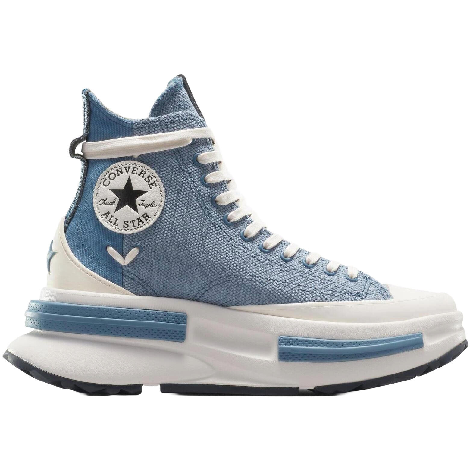 Converse - Baskets Converse Run Star Legacy Cx Platform Crafted Laces, Bleu, Unisexe - Chaussures De Sport - Bleu - Decathlon