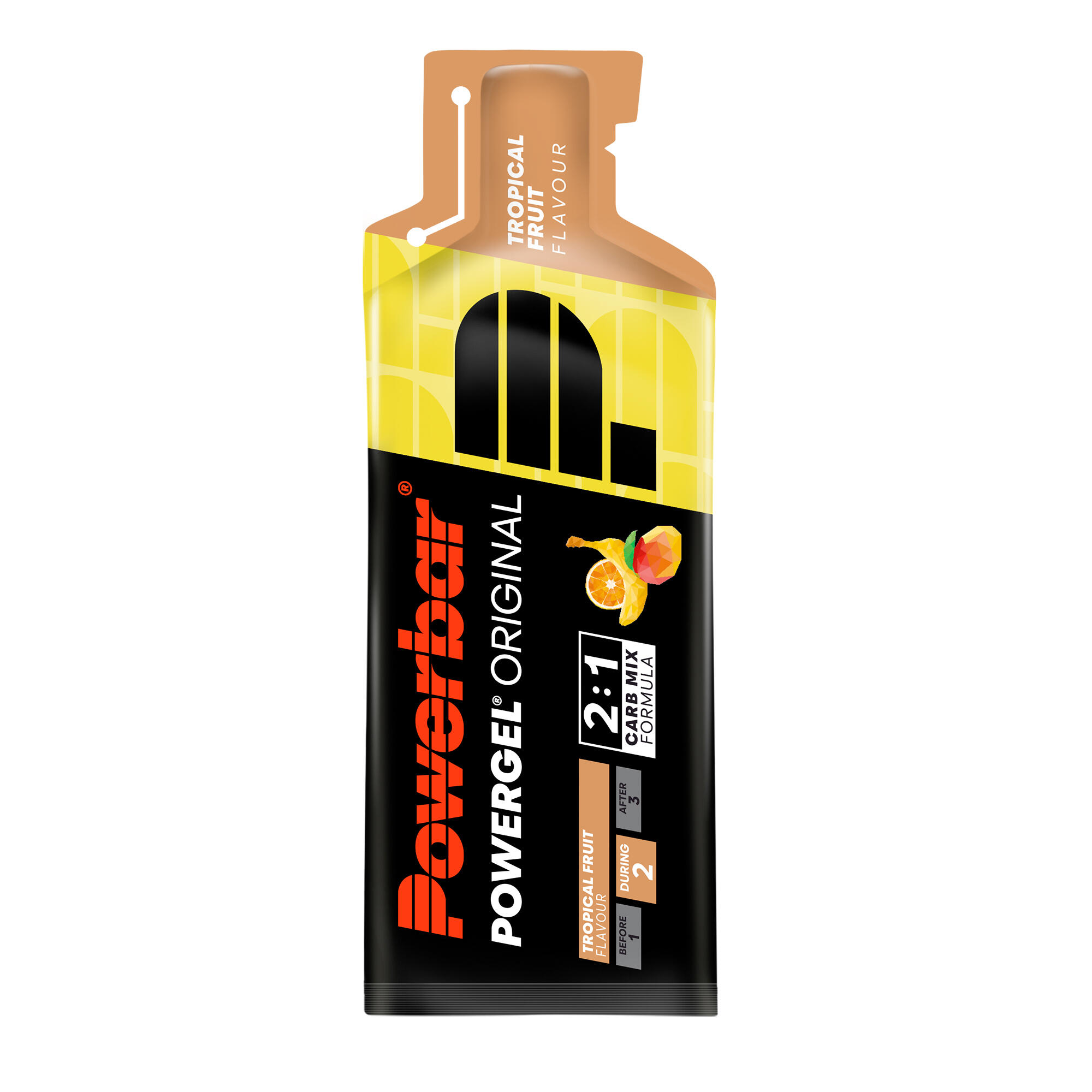 Gel PowerBar PowerGel Original 24x41gr Tropical-Fruit 2/7