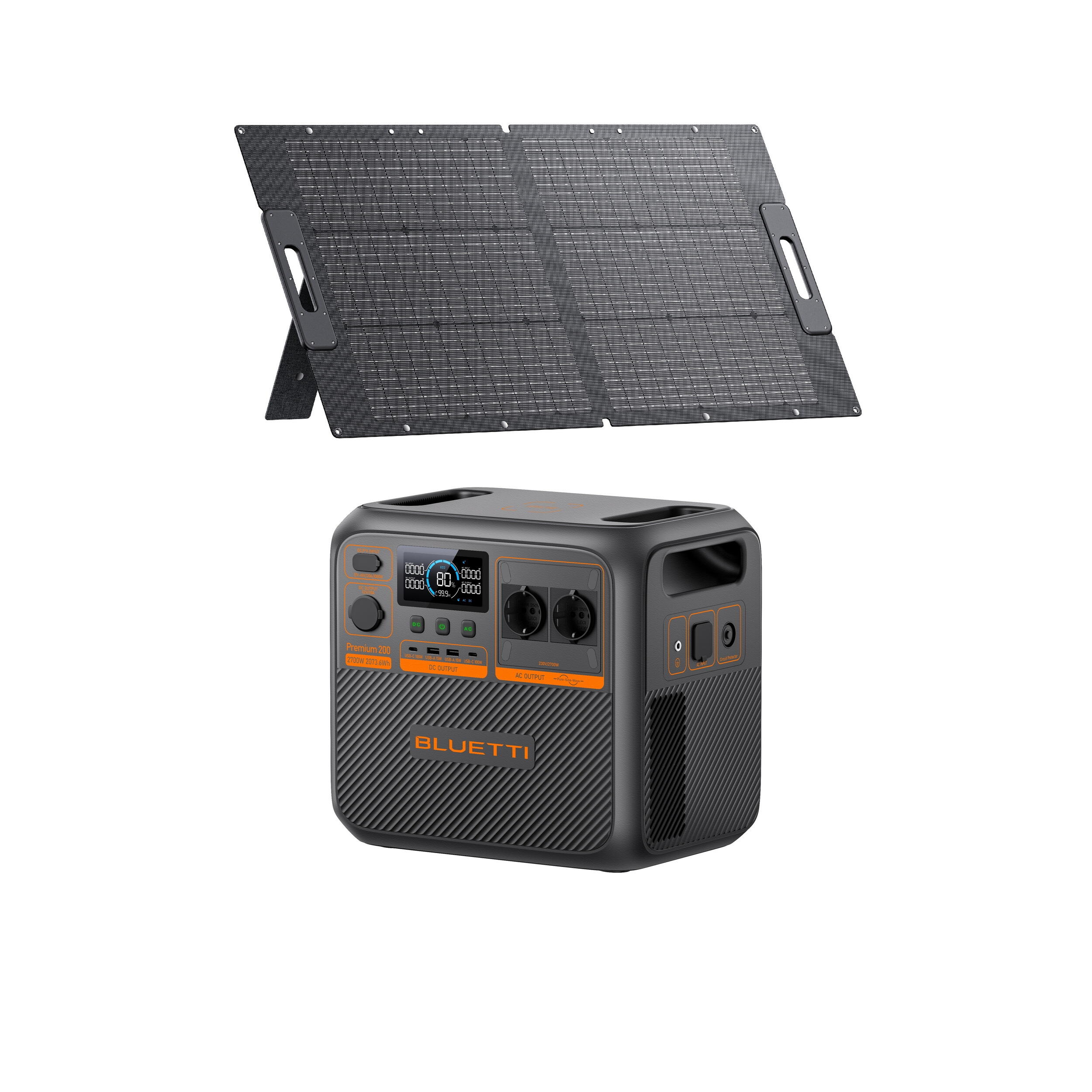 BLUETTI KIT Estación de energía BLUETTI AC70P con panel solar de 100W