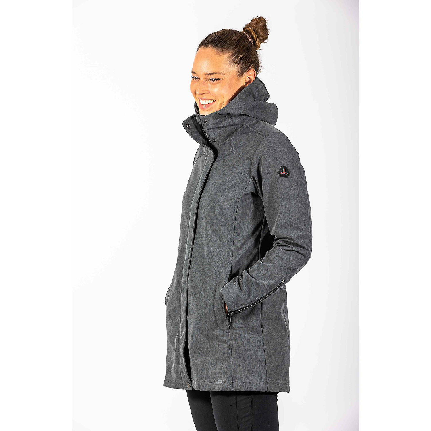 Damen Softshell-Mantel Tällistock XT mit Kapuze 3/6