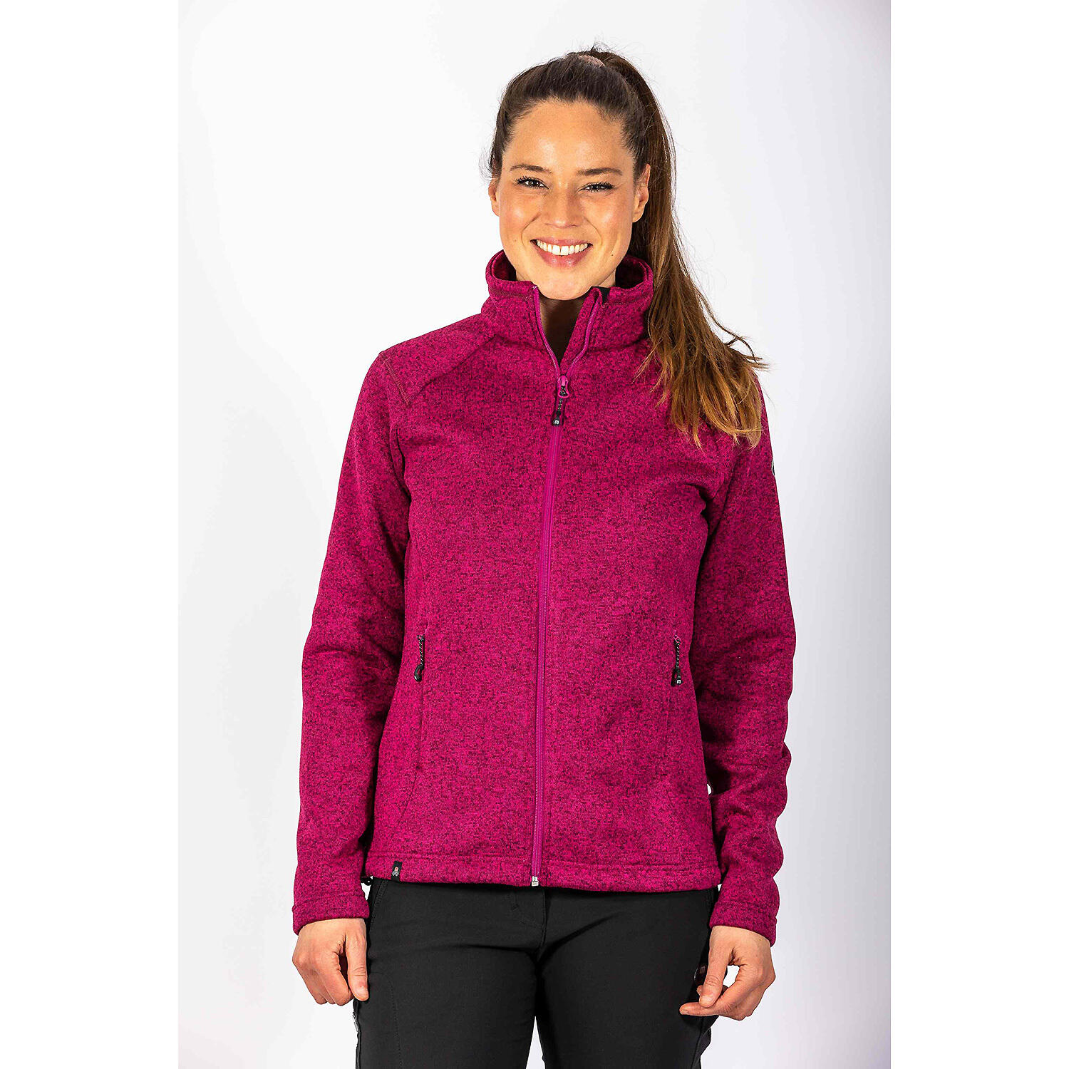 Damen Strickfleecejacke Brixen 2/4