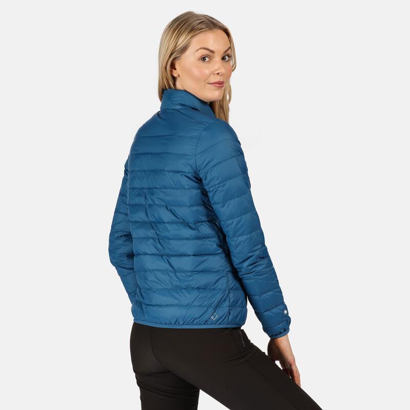 Whitehill Wasserdichte Wanderjacke für Damen - Mittelblau