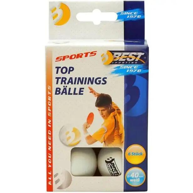 Balle De Tennis De Table - Training Blanc Adulte 2/2