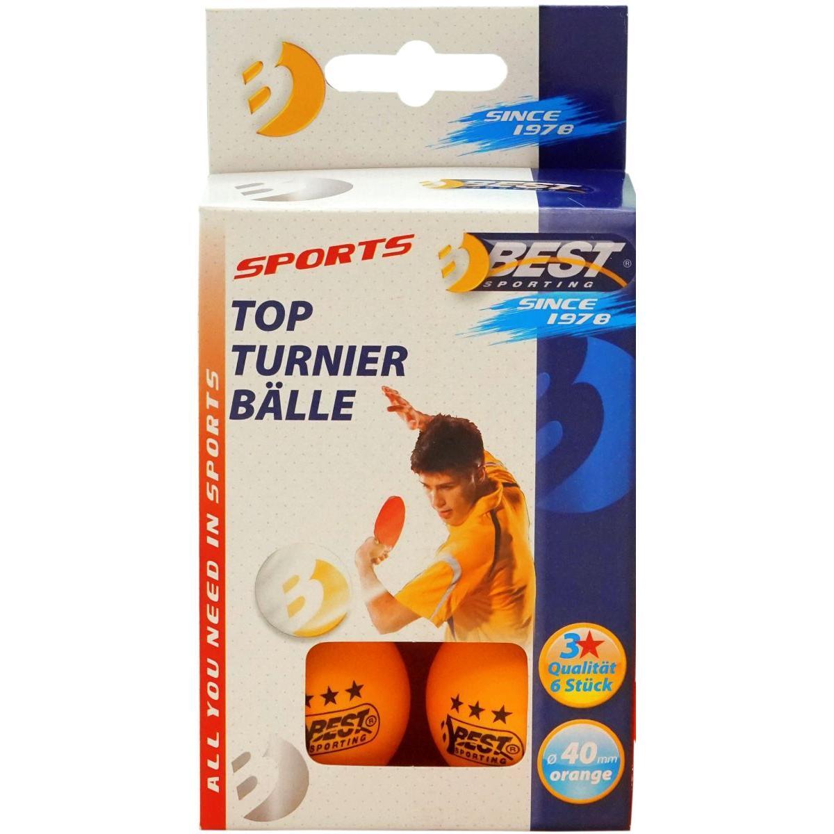 Best Sporting Tournament Tischtennisbälle, 6 Stück 2/3