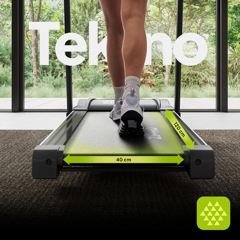 Bandă de alergat Zipro Tekno 120 x 40 cm, 14 km/h difuzoare, MP3 înclinare de 4°