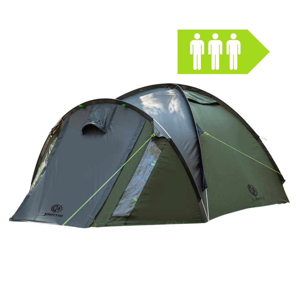 Peme Climate 3-Person Dome Tent – Lightweight, Waterproof