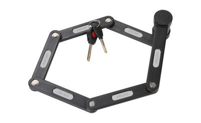 ONE F.LOCK 20.85 Faltbares Schloss 85cm - Schwarz/Grau