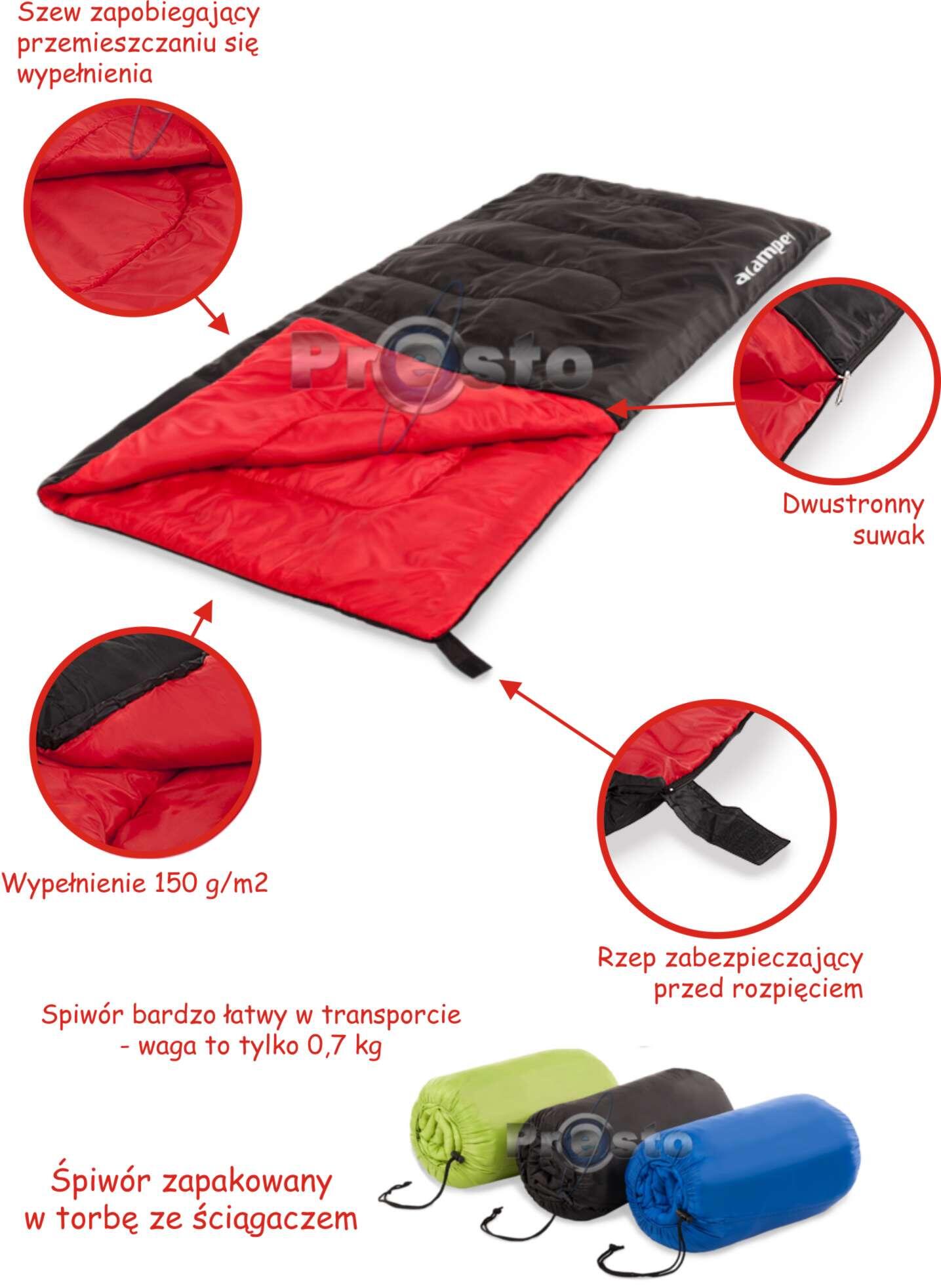 Śpiwór Kołdra Acamper 150g/m2. 4/4