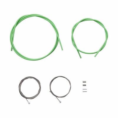 Set di cavi freno con copricavi e terminali di guaina in acciaio inox Shimano SI