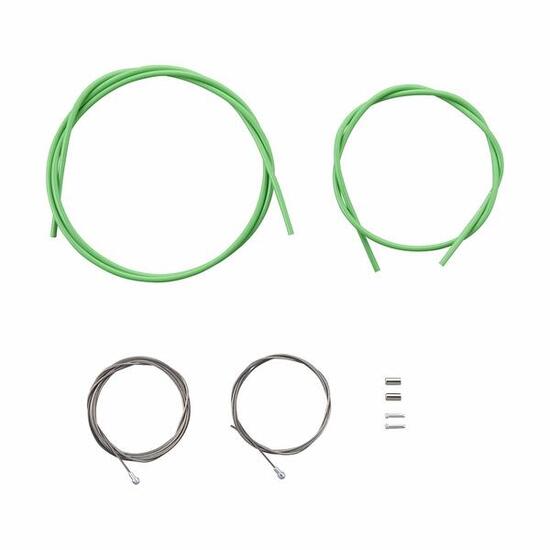 Set di cavi freno con copricavi e terminali di guaina in acciaio inox Shimano SI