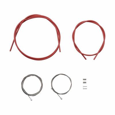 Set di cavi freno con copricavi e terminali di guaina in acciaio inox Shimano SI