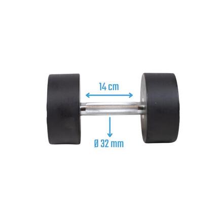 Hantle okrągłe - Gumowe 1 szt. 10 kg
