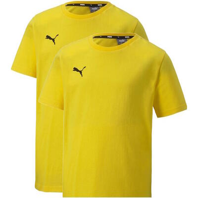 T-shirt puma teamgoal 23 65670907-2pack, geel, kinderen