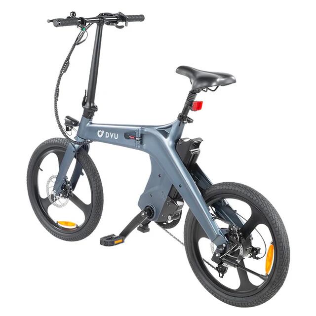 Bici elettrica da città DYU T1 motore 250W batteria 36V 10Ah 2/4