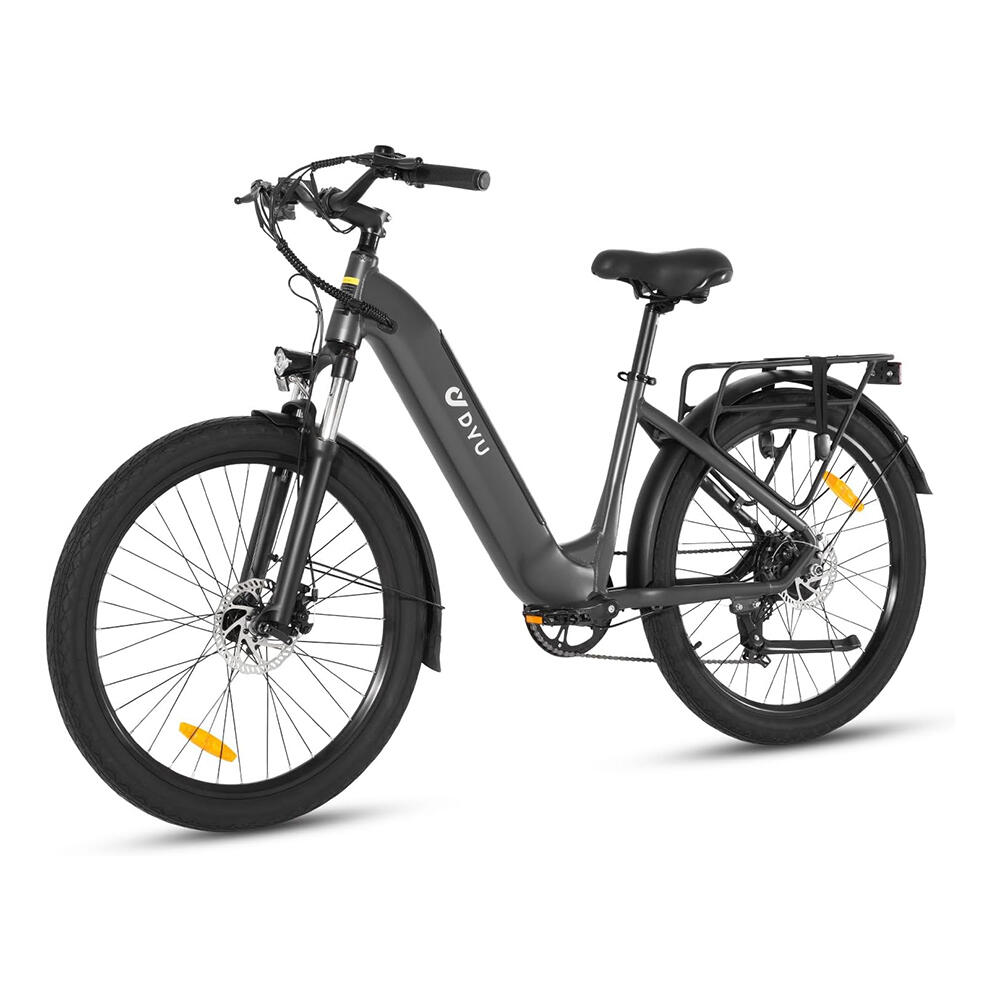 DYU DYU C1 Elektrofahrrad für Erwachsene, 26" 36V 10Ah Akku