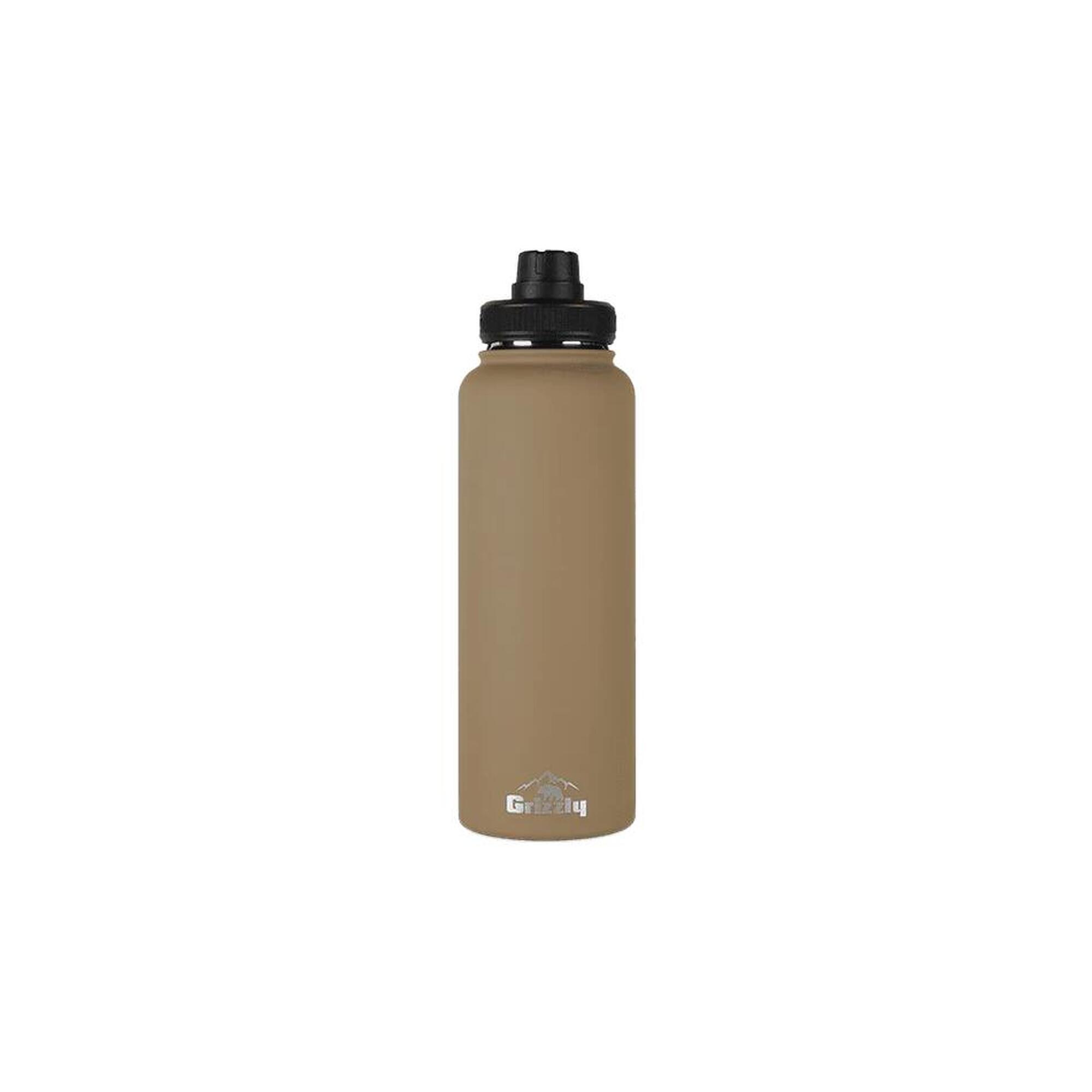 Grizzly - Termo 40oz Bottle Rubber Coated - Bouteille Isotherme - Beige - M/xl - Decathlon