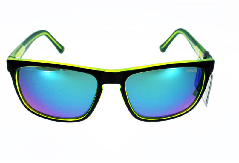 Lunettes de soleil homme Bleu foncé mat/vert cx 5/5