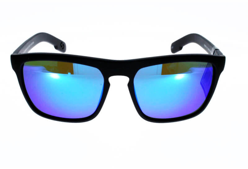 Thunder X Unisex Hiking Sunglasses - Matte Black, Blue Cat.3 5/5
