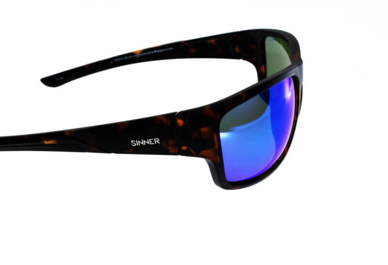Lemmon Unisex Cycling Sunglasses - Matte Black, Polarised Red Cat.3 3/5