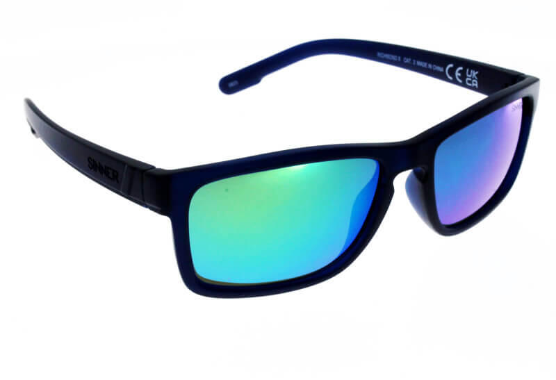 Lunettes de soleil homme Bleu foncé 2/5