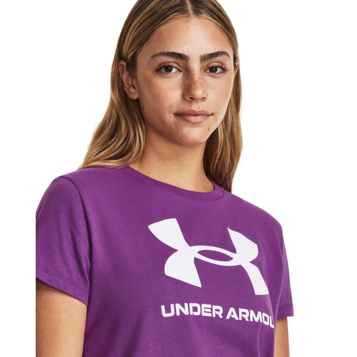 Koszulka damska Under Armour SPORTSTYLE LOGO SS 3/6